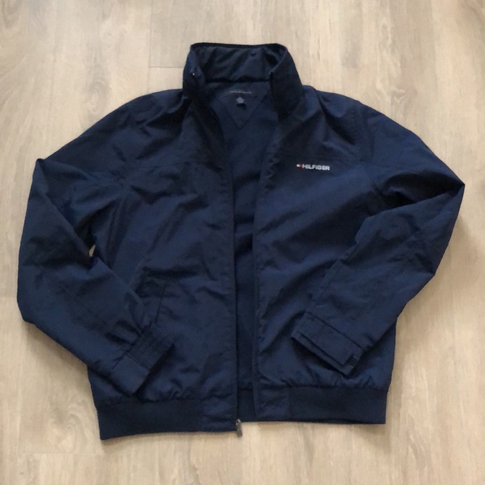 TOMMY HILFIGER YACHT WINDBREAKER JACKET MEN’s SMALL